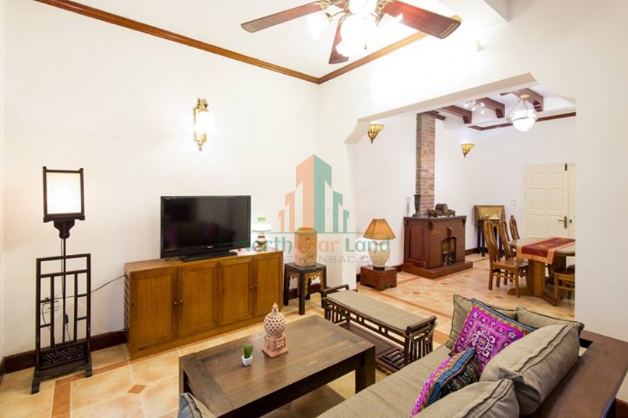 Cho người nước ngoài thuê nhà riêng gần Sun Grand City Lương Yên, có sân vườn rộng 7