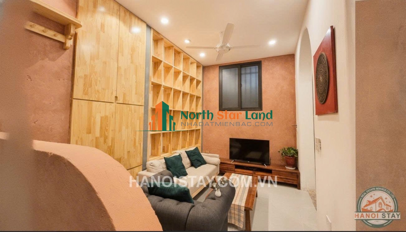 Cho thuê căn hộ dịch vụ nhà góc độc đáo 3PN,Đào Tấn,Ba Đình 1