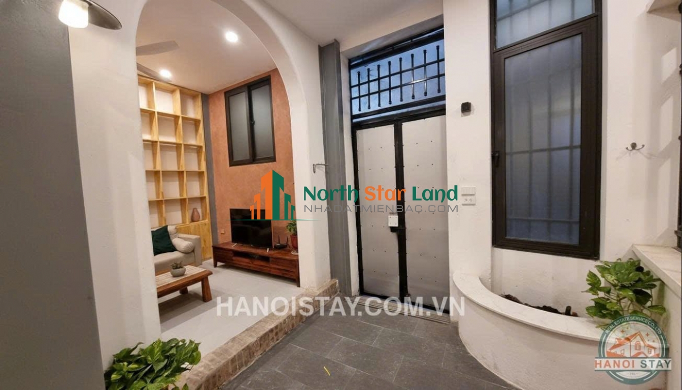 Cho thuê căn hộ dịch vụ nhà góc độc đáo 3PN,Đào Tấn,Ba Đình 3