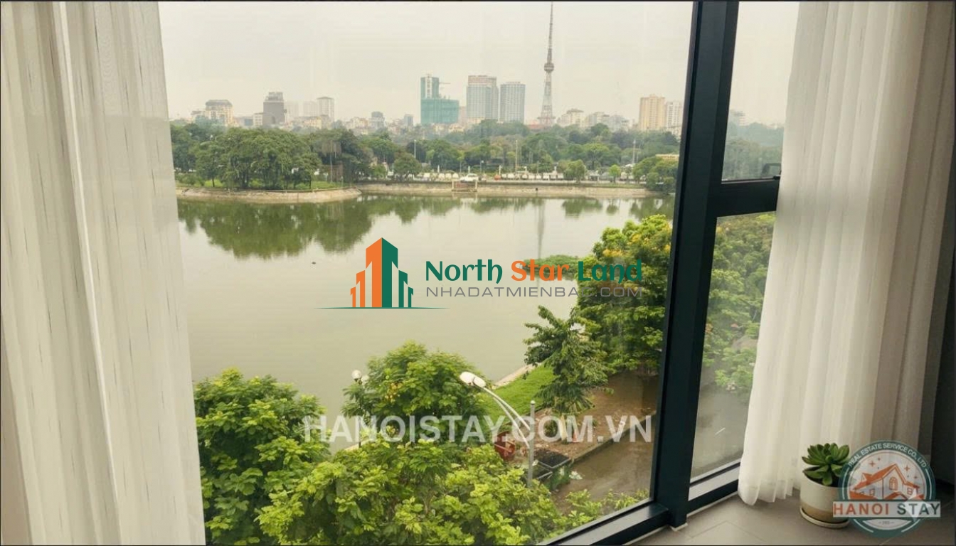 Cho thuê căn hộ dịch vụ view hồ,Lê Duẩn,Đống Đa 2