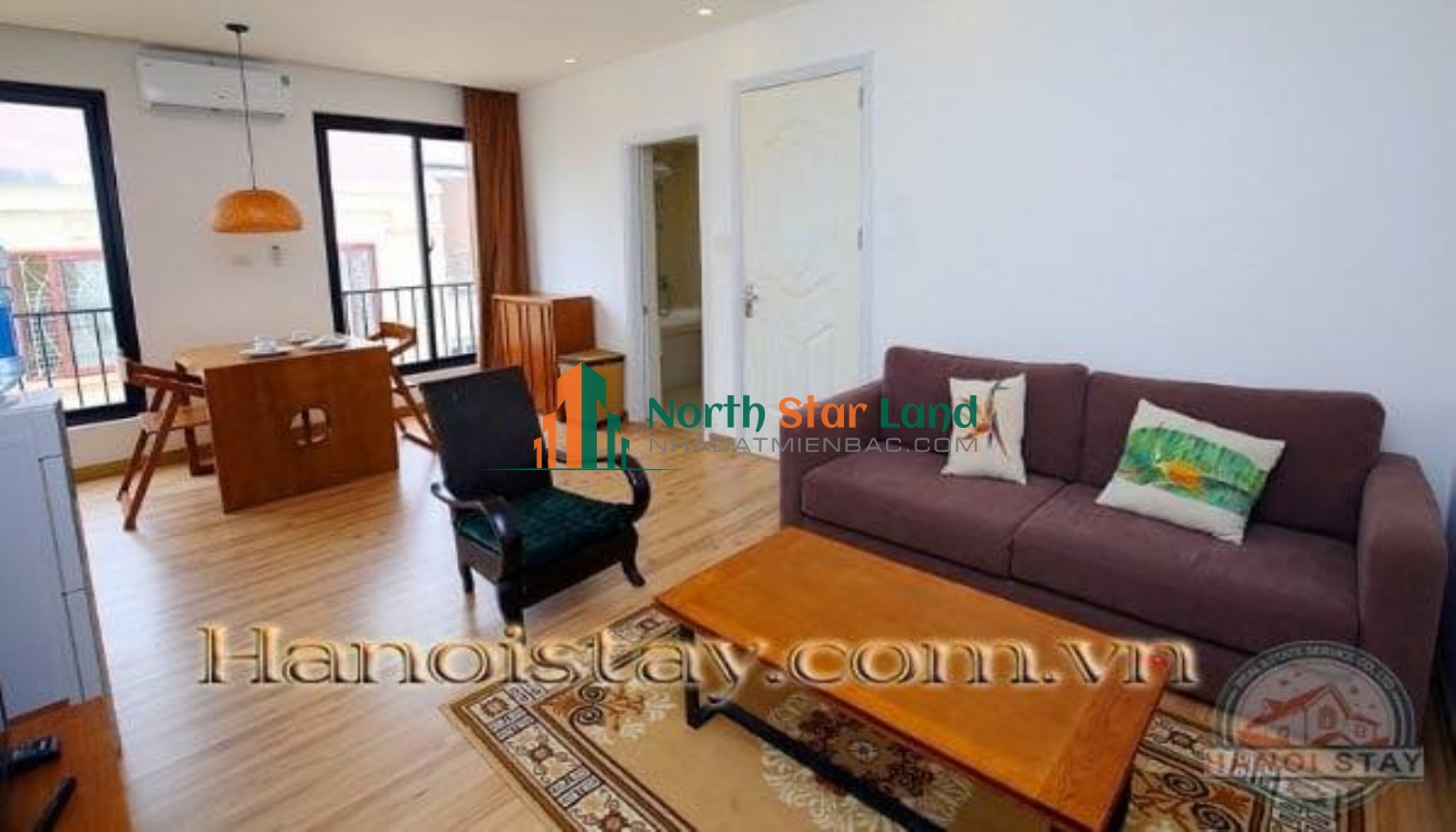 Cho thuê căn hộ dịch vụ 1PN Văn Cao,Ba Đình 1