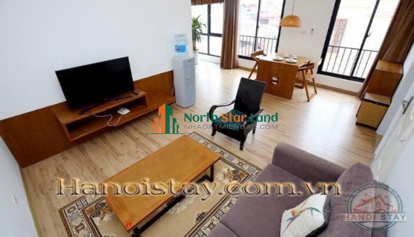 Cho thuê căn hộ dịch vụ 1PN Văn Cao,Ba Đình 3