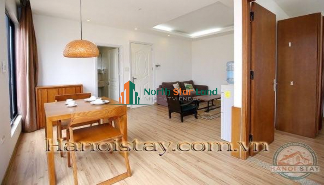 Cho thuê căn hộ dịch vụ 1PN Văn Cao,Ba Đình 4
