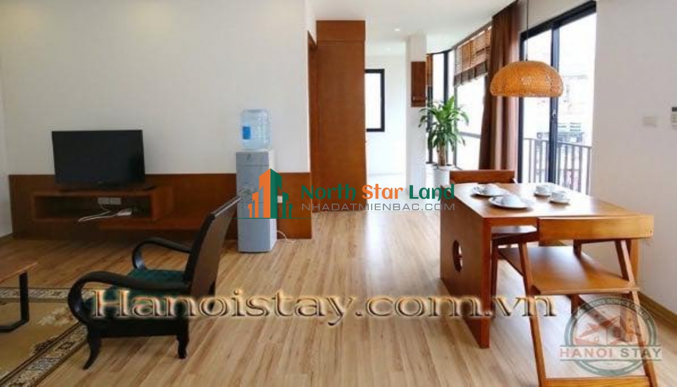 Cho thuê căn hộ dịch vụ 1PN Văn Cao,Ba Đình 5