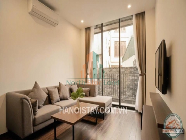 Cho thuê căn hộ dịch vụ 1PN gần Hồ Ba Mẫu,Đống Đa