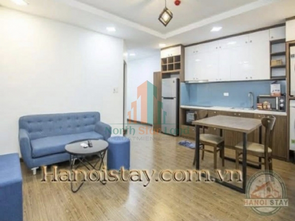 Cho thuê căn hộ dịch vụ 2PN gần Xuân Diệu,Tây Hồ